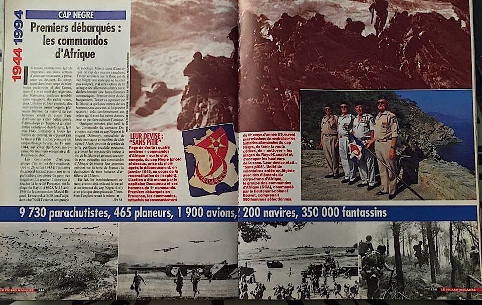 claireparisjazz's tweet photo. 📣🇫🇷📣
#Août44 #Débarquement #Provence #Dragoon
Archives @Le_Figaro magazine aout 1994 #JeanPaxMéfret @JeanPaxM @bmice_prod #Cavalaire #SainteMaxime #SaintTropez #SaintRaphael #LeRayolCanadel #CommandosDAfrique https://t.co/VUuV3g1Doc