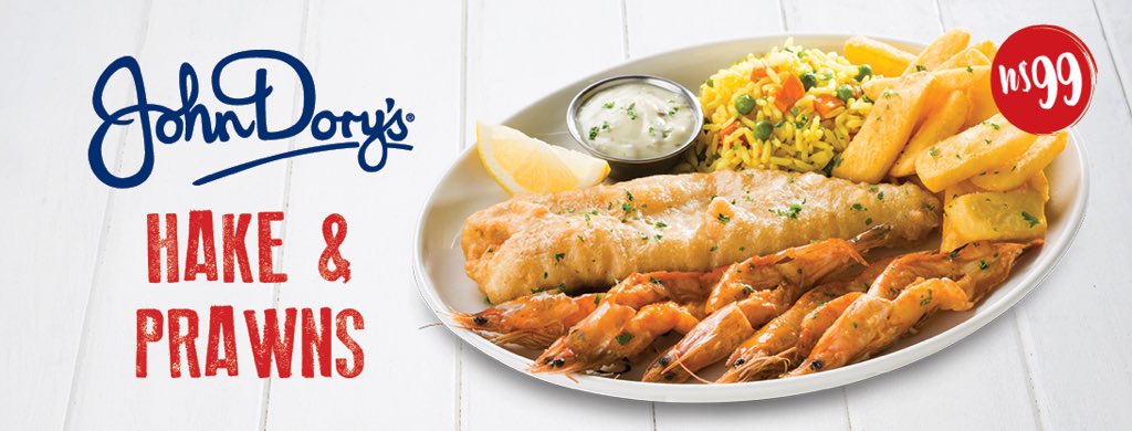 OIHOLEYANDJIVA's tweet photo. ๐ข You can still have your favourite #JohnDorysWindhoek meals. NEW Call & Collect offers now available at N$99 each! ๐คฉ
โซ๏ธ2 Petite Hake & 6 JD's Prawns.
โซ๏ธ10 JD's Prawns.
โซ๏ธQuarter Chicken & 6 JD's Prawns.
Call & Collect Only. Ts&Cs Apply. ๐ #EveryoneLovesJDs https://t.co/NzluNa2rUO