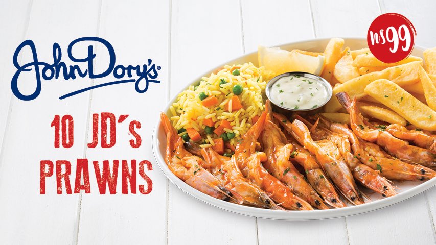 OIHOLEYANDJIVA's tweet photo. ๐ข You can still have your favourite #JohnDorysWindhoek meals. NEW Call & Collect offers now available at N$99 each! ๐คฉ
โซ๏ธ2 Petite Hake & 6 JD's Prawns.
โซ๏ธ10 JD's Prawns.
โซ๏ธQuarter Chicken & 6 JD's Prawns.
Call & Collect Only. Ts&Cs Apply. ๐ #EveryoneLovesJDs https://t.co/NzluNa2rUO