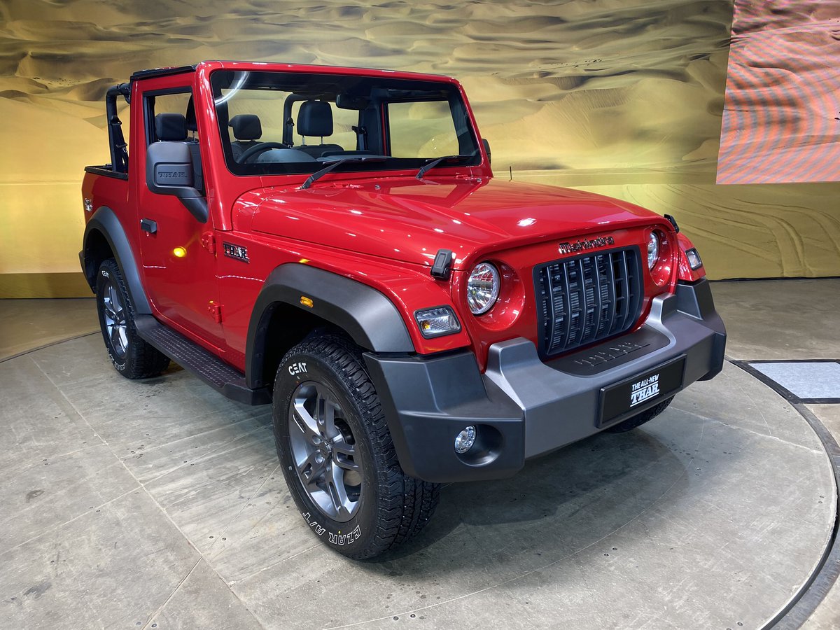 CRP_India's tweet photo. #AllNewThar and powerplay 👇🏼
🚙 2L turbocharged petrol with direct injection
🚙 2.2L turbocharged diesel, all aluminium unit
Both BSVI of course and courtesy @Mahindra_Auto  @Mahindra_Thar
#Mahindrathar #Thar https://t.co/ME1DWeMHRr