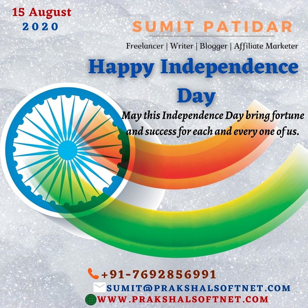 BloggerSumit's tweet image. Wish You All A Very Happy Independence Day 

Freedom Is Not Free

#independenceday 
#independence 
#independencedayindia 
#independenceday2020 
#happyindependenceday 
#dmcfreedom