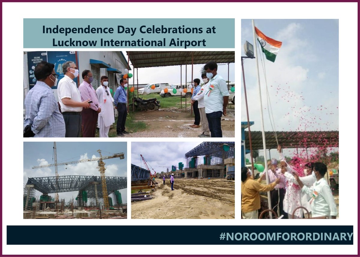 EgisIndia's tweet photo. #NoRoomForOrdinary
@egis #team in #lucknow #international #Airport #celebrating #IndependenceDayIndia2020 with @AAI_Official and #NCCL officials.
@EgisindiaMd
@nainanimk
@Probasibangali
@tilaktilak
https://t.co/04gNvdmiEm https://t.co/ZKTsJCUL3k