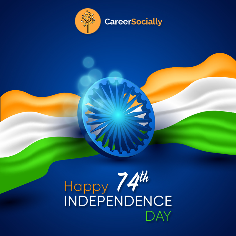 CareerSocially's tweet photo. Self-reliant, self-supporting &amp; self-sufficient India, let’s pledge to make this dream a reality soon. CareerSocially wishes you all a happy 74th Independence Day

#independence #independenceday #indiaindependence #74thindependence #indiafreedom #CareerSocially https://t.co/uqd9VXdcUa