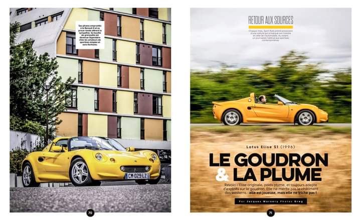 ClubLotusFrance's tweet photo. Essai de la nouvelle Caterham Super Seven 1600 et la formidable Lotus Elise S1 revisitée par un journaliste essayeur à découvrir dans le 703ème numéro de Sport Auto (août 2020) disponible en kiosque. #Caterham #SuperSeven1600 #Lotus #EliseS1 #SportAuto @ClubLotusFrance https://t.co/74pncwtD01
