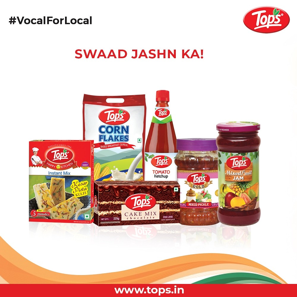 TopsSocial's tweet photo. Proudly made in India & Enjoyed the world over, TOPS is a 100% Swadeshi brand ever since its inception in 1984!
.
.
.
.
#HappyIndependenceDay #MadeWithLoveInIndia #LocalForVocal๐ฏ๐ฏ๐ฏ๐ค๐ค๐ค #IndependenceDayCelebration #IndependenceDay2020 #TopsSocial #TastyWithTOPS https://t.co/JCo8CGlhf1