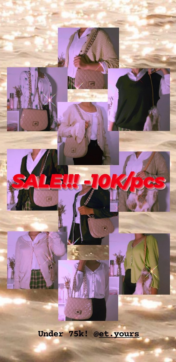et_yours's tweet photo. @Irenecutemom KITA LAGI SALE NIH, HARGA NORMAL DIKURANG 10k PER ITEM!! GRAB IT FAST❗ https://t.co/LCdr8UlAlI