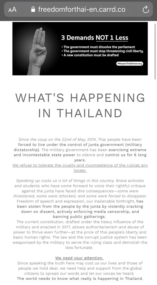 beattize1's tweet photo. @johnlegend Dear John, Please help us spreading the words on what’s happening in Thailand, We are fighting against inhumanity and state violence here in Thailand. Young activists were captured and forced disappearance. Please let the world hear us out. https://t.co/BgpBKw3gXz