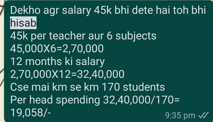 fighter_forfees's tweet photo. Kya kbhi ap 2₹ ki chez ke 2,00,000 lakh rupaye dete hai. Toh humse yeh nainsafi kyu.#OnlyTutionFees #NoDevelopmentFees #JusticeForStudents #WaiveOffFees
#DontChargeExtraFees #feesmaafkaroyahalfkaro https://t.co/WE06HrBQ9M