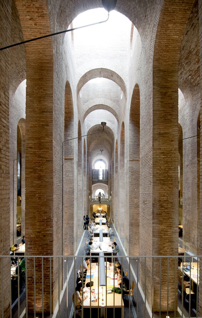 26. Library of Pompeu Fabra University, Barcelona