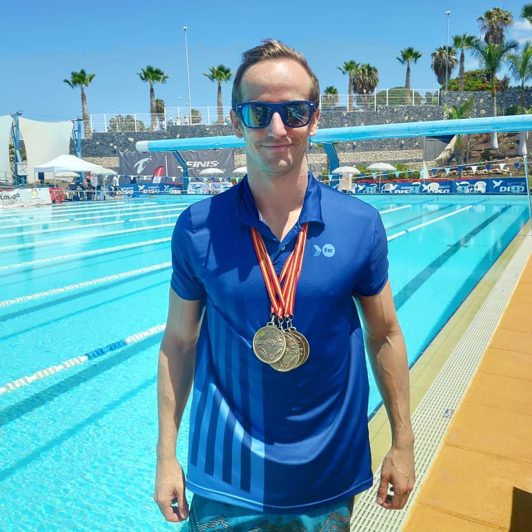 UCAM_Deportes's tweet photo. 🎂 Hoy es el cumpleaños de nuestro TRIPLE MEDALLISTA 🥈🥈🥈 EN LOS JUEGOS PARALÍMPICOS @DavidLevecq 🏊‍♂️

🥳 ¡FELICIDADES, DAVID! 🎉 Te deseamos muchas alegrías en lo personal y en lo deportivo, ¡y mucha suerte y coraje en tu camino hacia el objetivo #Tokio2020! 🍀💪

#OrgulloUCAM https://t.co/Oq98JPUaX7