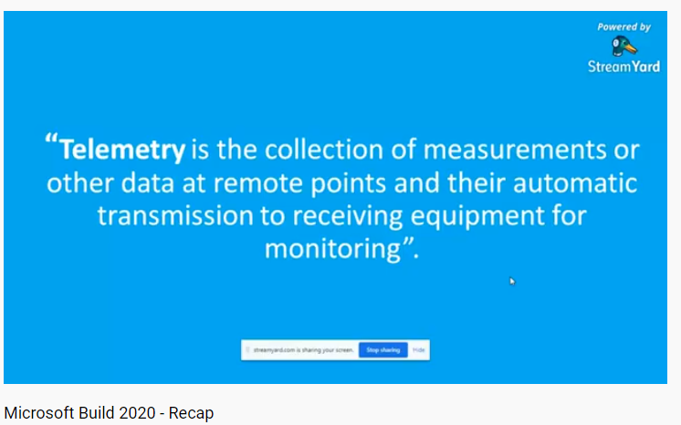 talklify's tweet image. The next session in @Microsoft Build Recap - 2020 was started by @mcavickymas sharing his thoughts on how you can scale your application productivity using @Azure  Application Insights!
Youtube link =&amp;gt; youtube.com/watch?v=jvfcp9…
#Microsoft #MSBuild #MSBuild2020 #Talklify
