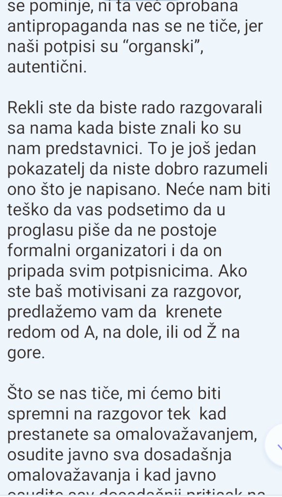 UjedinjeniRS's tweet photo. Nalazimo se usred #Covid_19
pandemije. 
Svaka odluka doneta o merama mora biti 
❗savesna, ❗profesionalna❗što efikasnija❗

Da li je politika iseljena iz KŠ? 
Nije.
Nije
Nije.

Mesec dana smo strpljivi, #UjedinjeniProtivKovida i tražimo ispunjenje 6 zahteva. 
Vreme je.
⌛⬇️ https://t.co/RL5tnmy7e0