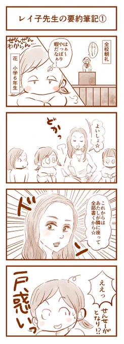 情報保障のお仕事をされている方からDMをいただいた。多くの方にご覧いただいていることに感謝。以前ブログで描いた「レイ子先生の要約筆記」再掲。(1/4) 