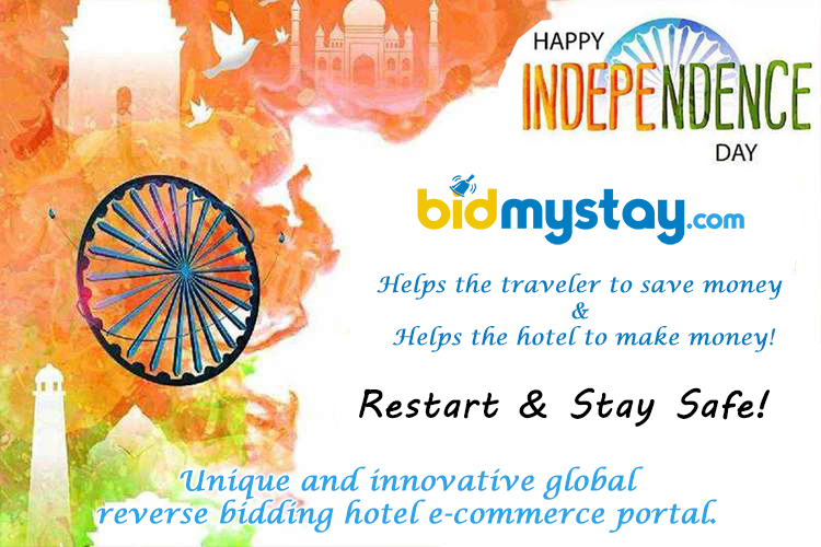 BidmystayC's tweet photo. Happy Independence Day!
#Bidmystay #ReverseBidding #HotelRoom #DecideYourOwnPrice #HotelBooking #Travelling #TravelDeals #restartandstaysafe #DealingWithCovid19 #WashYourHands #SocialDistancing #IndependenceDay #73rdIndependenceDay https://t.co/1xGmOB8xpX