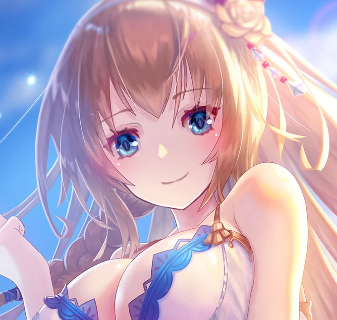 今日は「プリンセスコネクト!Re:Dive」2.5周年記念日ですね〜!お祝いにプリコネの水着ペコリーヌを描いてみました〜! #プリコネR #プリコネアニバーサリー 