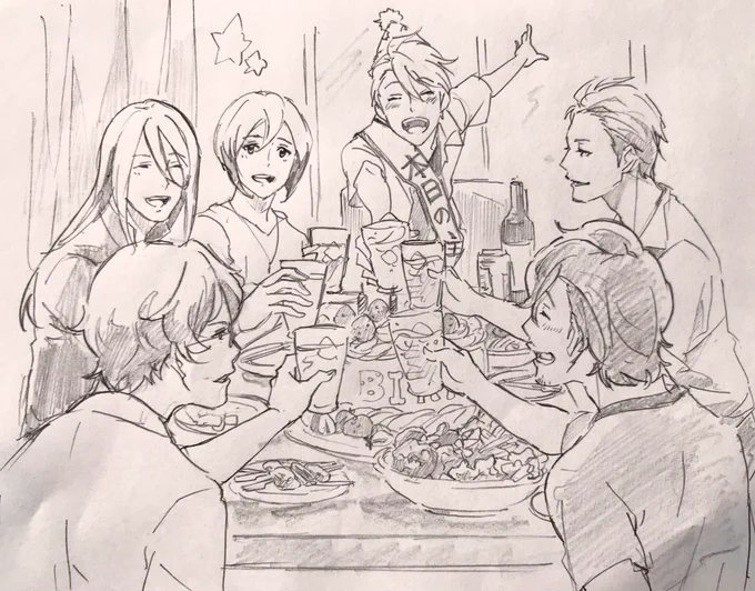 そんじゃあらためてカンパーイ🍻 