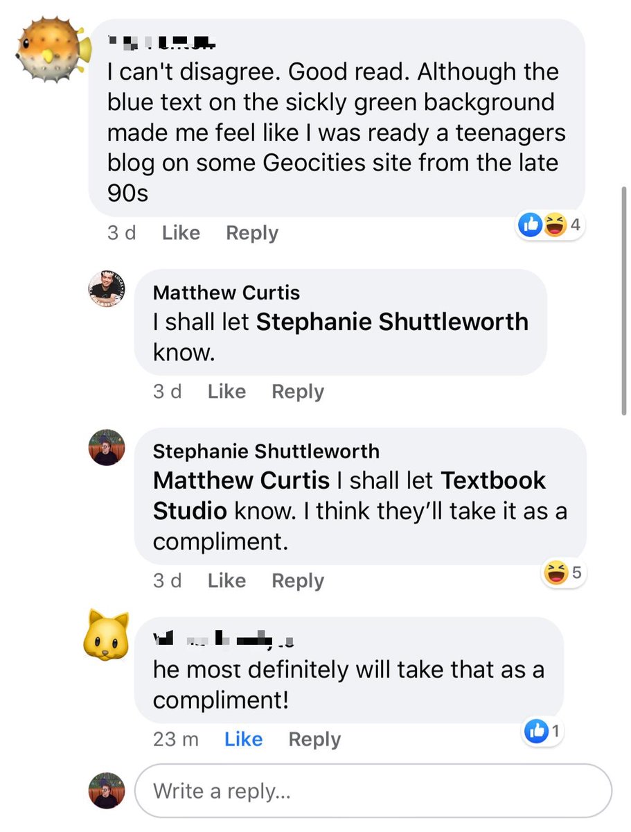 whatisMash's tweet photo. Hey @textbookstudio, we wanted to let you know our colour scheme is getting mad (unintentional) compliments over on Facebook. 

For anyone else that sees this, here’s  the @totalcurtis article that prompted it 👇
https://t.co/511kUI3X7l https://t.co/E9T7R1KIKI