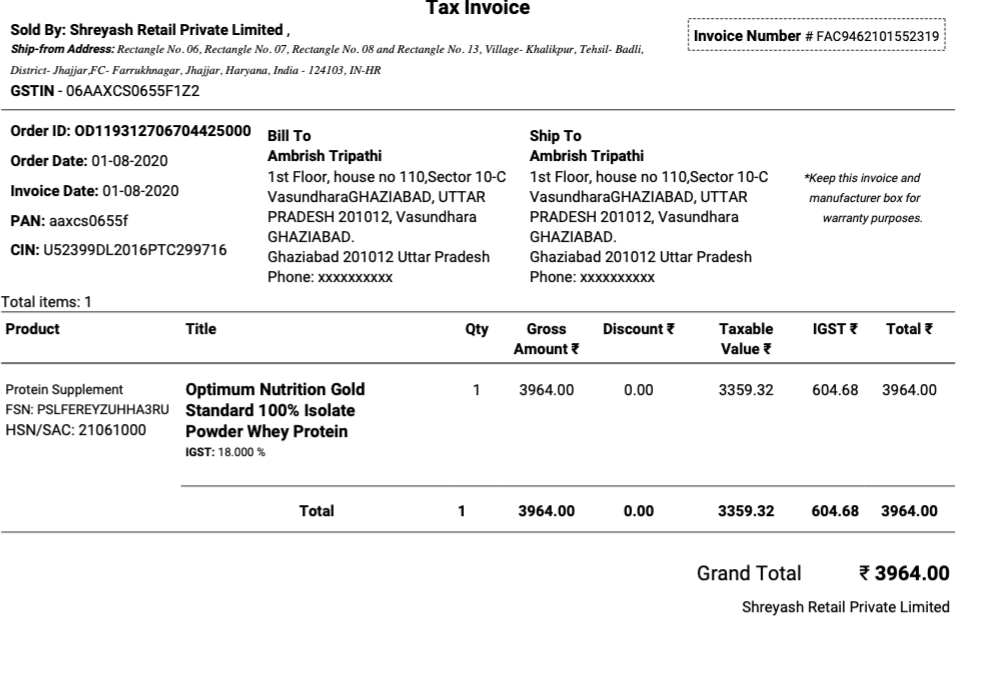 imambrish_t's tweet photo. @Flipkart @fssaiindia I ordered an "Optimum Nutrition isolate whey protein". When I received its seal was broken and the lid was half-opened. I registered the complaint 3-4 times but I'm not getting any resolution.
incidentId=IN2008101302501694192
Order ID: OD119312706704425000 https://t.co/hhtERZPqAW