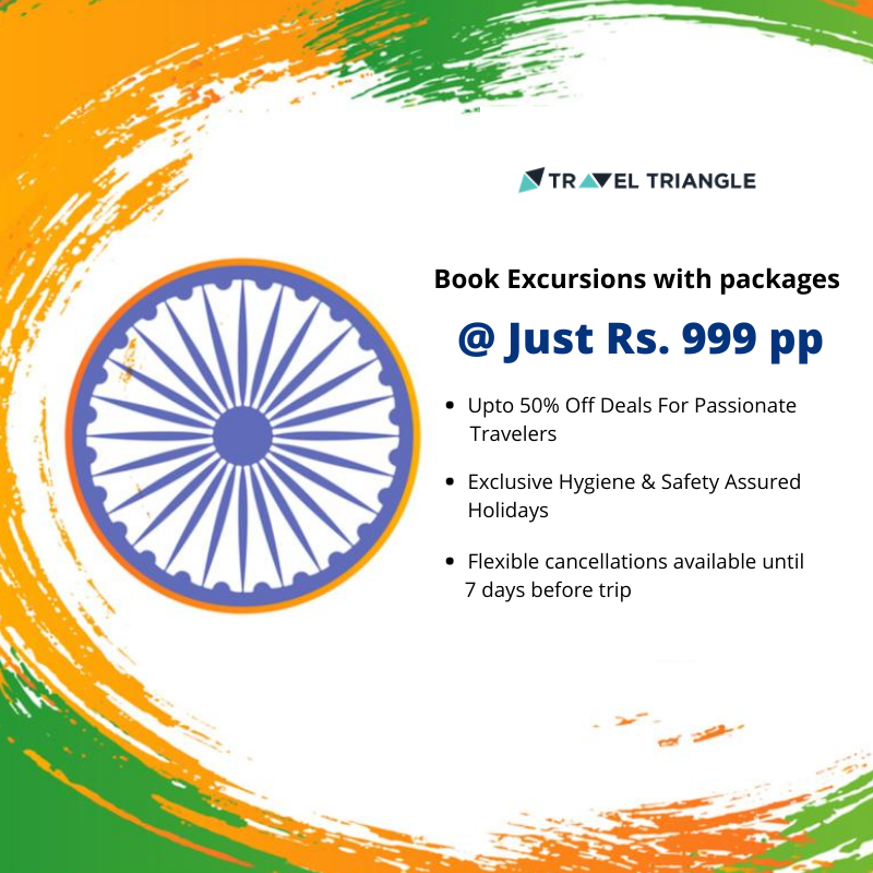 How about exploring newer boundaries to celebrate freedom? 

#TravelTriangle offers the Great Freedom Deal for travelers at an unbelievable price! 

Offer available till August 22 : bit.ly/2DIZ4hC

#limitedperiodoffer #freedomsale #amazingoffers #freedomdeals #booknow