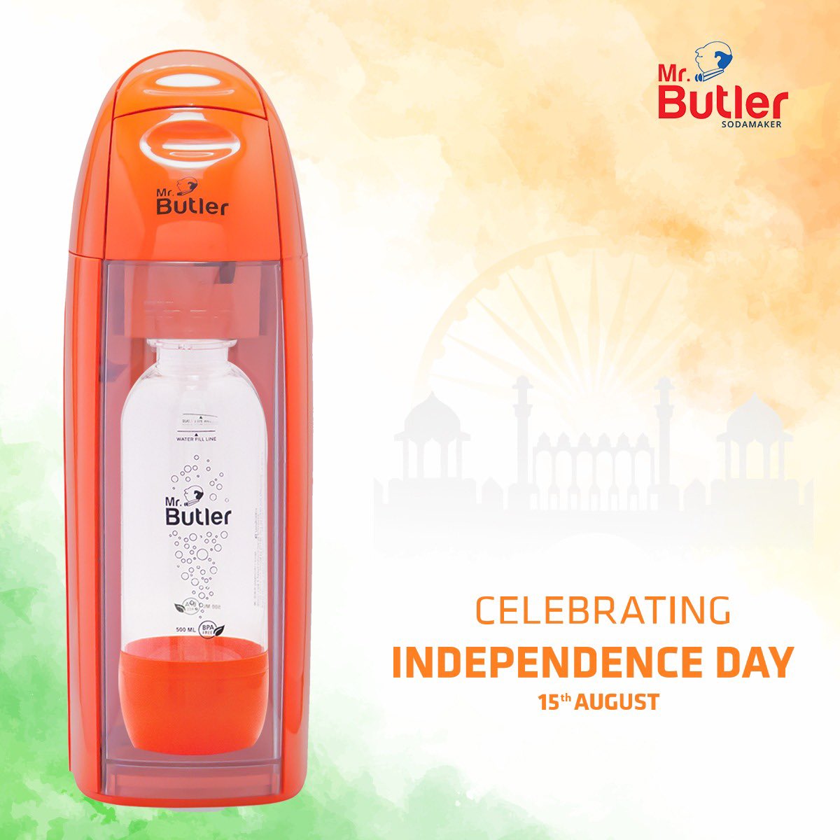 MrButlersNow's tweet photo. Celebrating the spirit of patriotism with festivity, happiness and primarily with our loved ones, Mr Butler Sodamaker wishes you all a very Happy Independence Day 🇮🇳

#IndependenceDay #IndependenceDay2020 #swatantratadiwas #IndianArmy #IndiaIndependenceDay #IDay2020 #Indians https://t.co/Ygg8ciqOTy