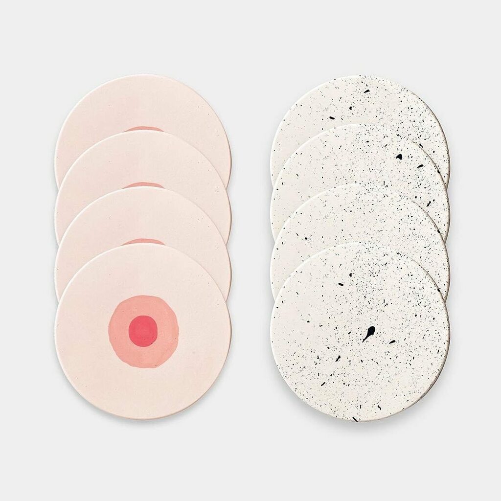 twogirls_co's tweet photo. Surround yourself in things that bring you joy 😎
.
.
.
#coaster #jesmonite #jesmomitecoasters #twogirlsco #handmade #madetoorder #boobie #nipple #freethenipple #boob #boobiecoaster #pattern #speckle #homeaccessories #design #coasterdesign https://t.co/bPvdJL7rf3 https://t.co/3zVSXZjq5j