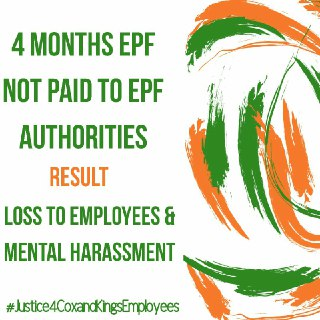 login_rameshk's tweet photo. @dearrsmartt @VipinMalasi @manishtro @justice4CNKEEA @coxandkingsIN #Justice4CoxandKingsEmployees 
How can they be so bold in cheating and exploiting the honest employee?
@justice4CNKEEA @coxandkingsIN @mygovindia @ABPNews @ArvindKejriwal @rajinikanth https://t.co/d4wgMQCrdX