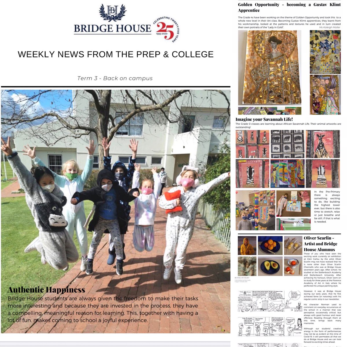 Weekly news from <a href="/BridgeHouseSchl/">Bridge House School</a> Prep and College. Read it here tinyurl.com/y6obkxjw #weeklynews #prepnews #collegenews #artnews