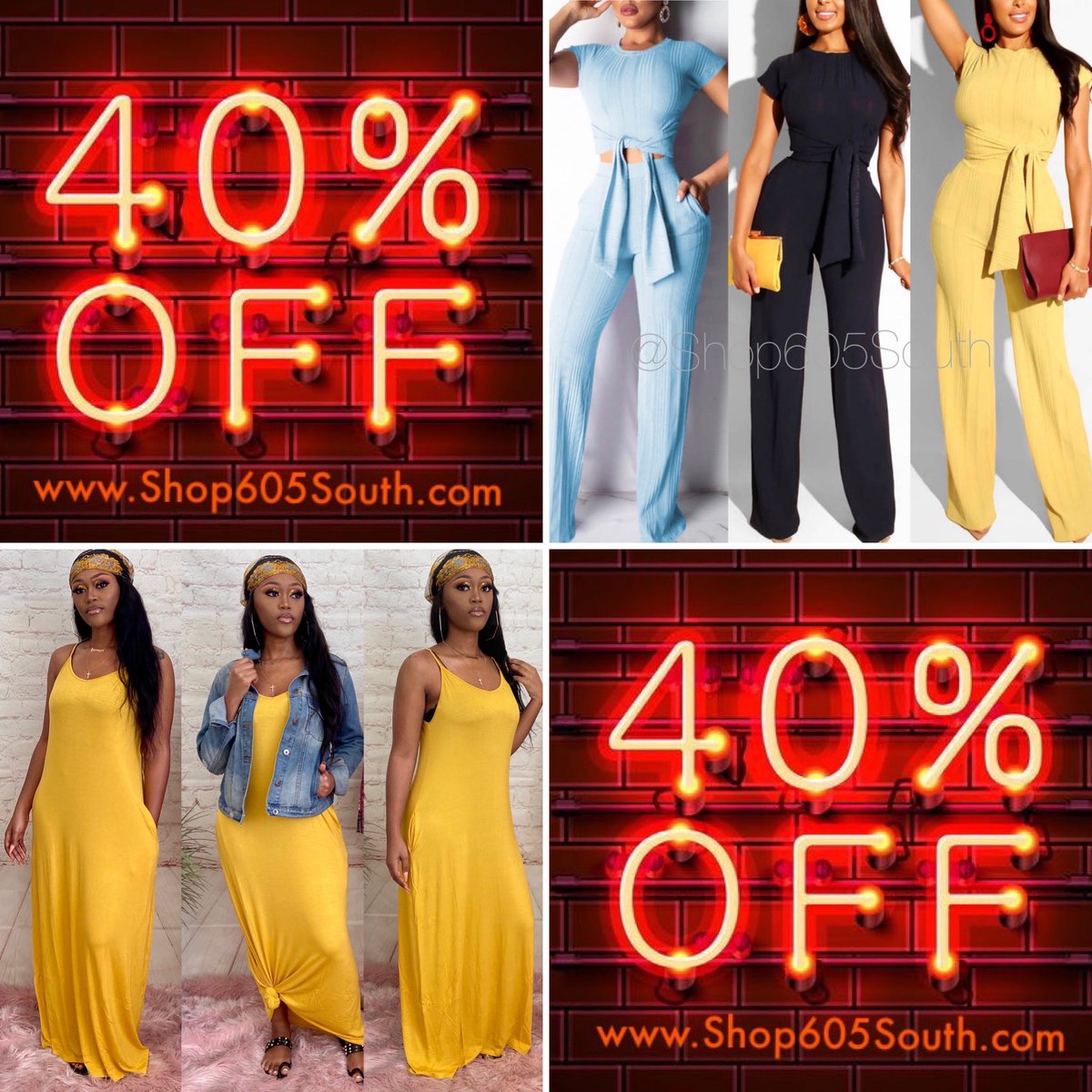 Shop605South's tweet photo. https://t.co/wdwFI6Xqbz

#Shop605South #Discount #OnSale #Shop #Buy #Deal #Deals #Purchase #Clearance #Womens #PlusSize #fashionstyle #Free #OnlineShopping #Shopping #LiveSales #Savings #Saving #savethedate #GoingLive #Fashion #Style #styleinspo #styleoftheday https://t.co/EkfTlY2Qyd