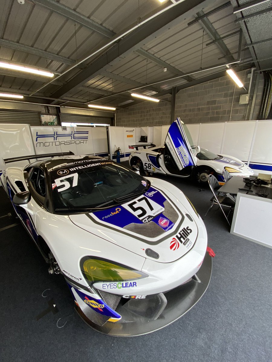Good morning from Donington Park! It’s practice and qualifying day! We are out in free practice 1 at 9:45. #BritishGT