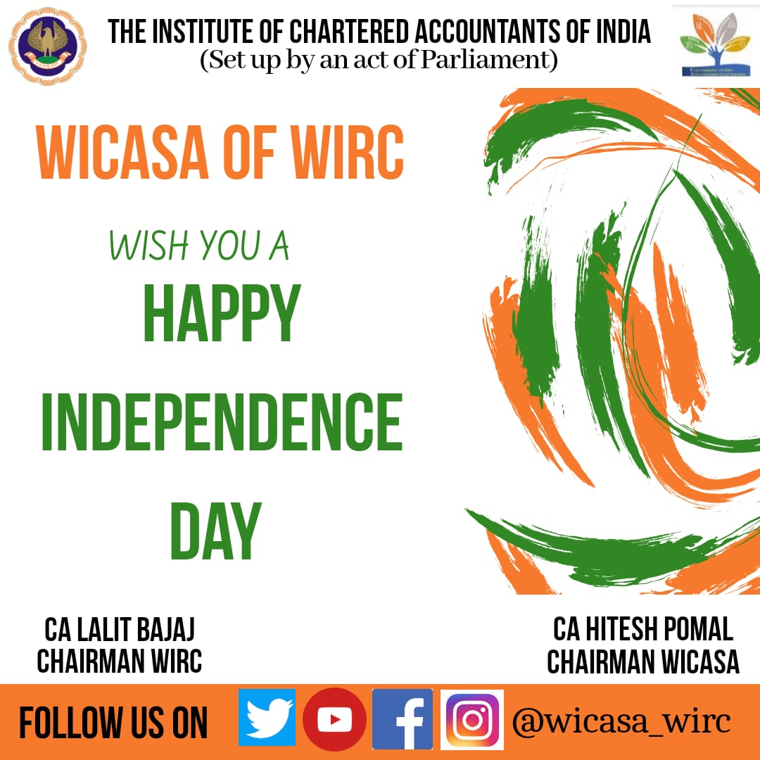 Today is a day to feel proud about being a part of this great nation. May this spirit of freedom leads us all to success and glory in life. Happy Independence Day!