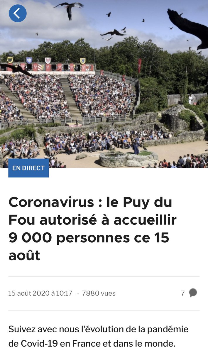 ArthurDbc's tweet photo. Pendant ce temps là... la #culture se meurt en France, mais le #PuyDuFou sera sauvé ! ⁦@R_Bachelot⁩ ⁦@spectacle_snes⁩ ⁦@MinistereCC⁩ ⁦@EmmanuelMacron⁩ https://t.co/eXWScbj2ce