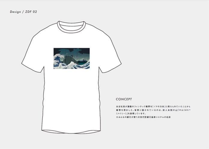 kenchi_1121's tweet photo. 本日の西中洲オフィス 2020 Tシャツコレクション。
#04 zeroBank仕様
【デザインコンセプト】
激動の金融&フィンテック業界の嵐の中を『ノアの方舟』の如くゼロから建造して航海に旅立つ様を浮世絵風にアレンジ。
背景に描かれているのは、前人未到の山「MAINRI(メイリー)」を表現。
#zeroBank https://t.co/a7aiyDNoD0