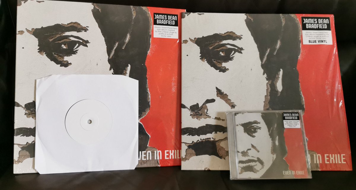 SeanHarrison71's tweet image. Companies like Spotify make so much money from artists but put very little back. Do yourselves a favour and support artists and the people who get our music to us by buying physical formats. PS you need this album in your life #eveninexile #jamesdeanbradfield #Manics @heretic101