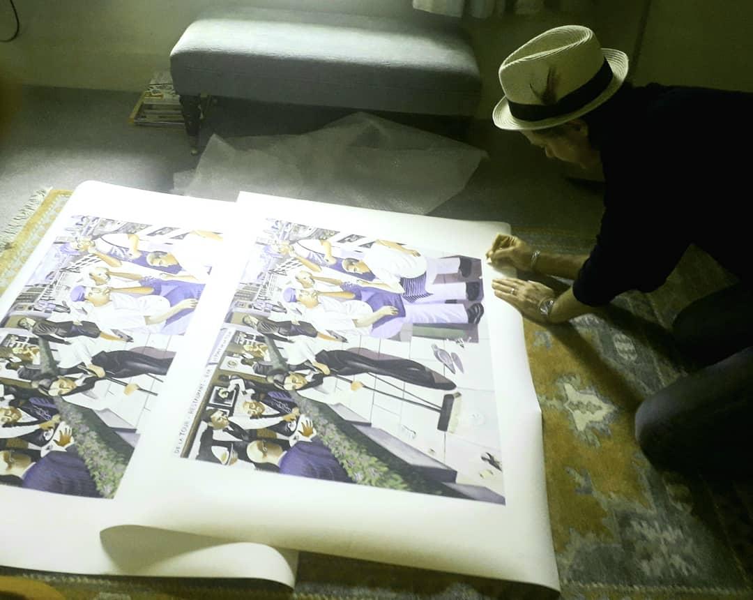 edgrayart's tweet photo. Signing new limited edition prints of @lepontdelatour #towerbridge #london painting. One for a chef who used to work at Le Pont De La Tour
#londonlife #londontrestaurants #londonart #butlerswharf #shadthames #limitededitions #paintingsoflondon
https://t.co/69rHNzErWX https://t.co/k91f12yJN5
