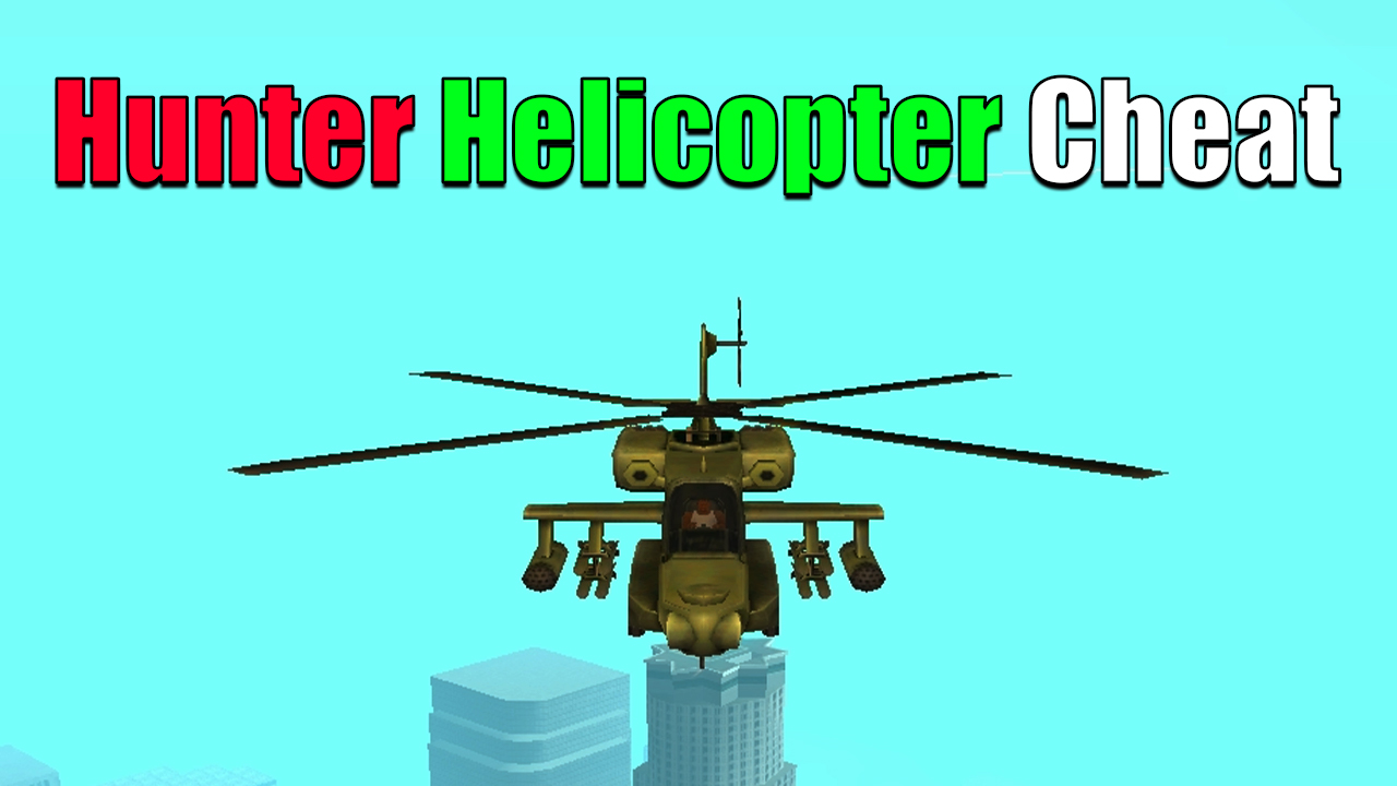 Helicópteros Hunter — substituto para o GTA San Andreas