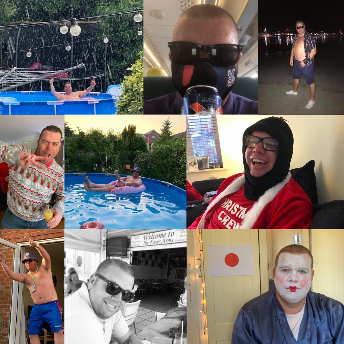 jinxx2011's tweet photo. Happy Birthday @JONJONES34 I’m not sure what we did to deserve you in our lives, but its certainly never been dull (see photos for details! 😂) Have the best day. Love you 😘 #42today #birthdayboy #CPFC https://t.co/Oxhy9w70vu