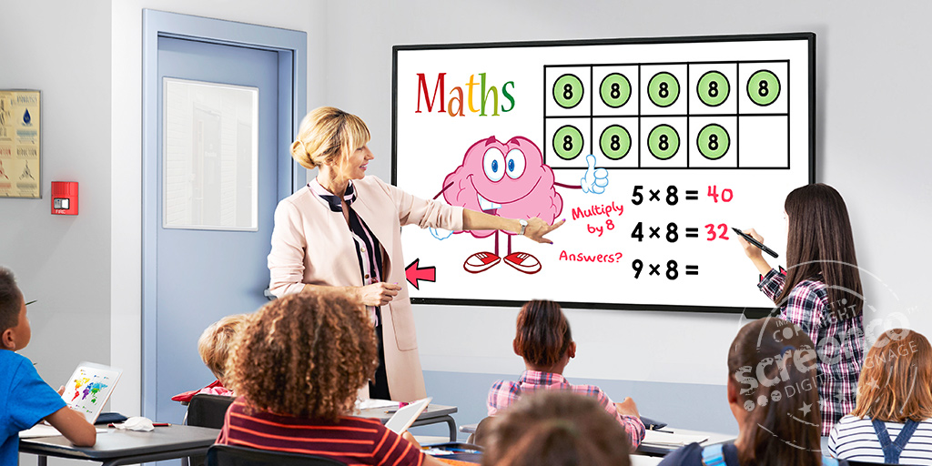 This 55″ interactive whiteboard is designed for project collaboration in offices and schools. Up to 20 users can interact with the screen simultaneously. #education
#digitalsignage #Corporate #infographic #information