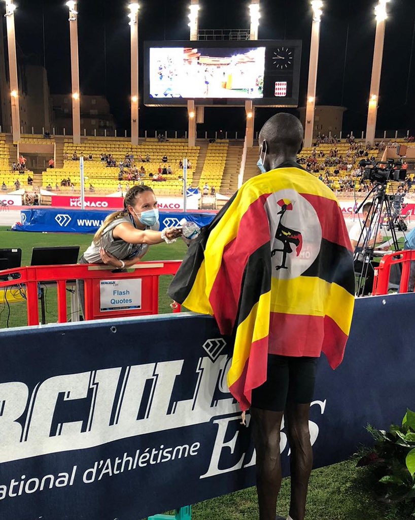 michellesammet's tweet photo. Special experience to be part of some socially distanced, masked-up, world-class live athletics at @MeetingHerculis again after 5+ months of just working off screens.

Herculean (get it?) effort from everyone involved and special shout out to the athletes who brought the 🔥 🔥 https://t.co/qSNOwcsDTB
