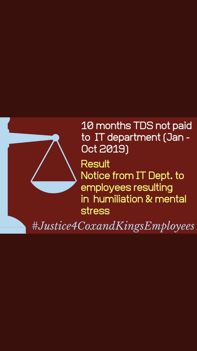 manjot_purba's tweet photo. Nation needs to voice us out.  We need help. We are bleeding since last one year. Now due to covid it's a question of survival #Justice4CoxandKingsEmployees @justice4CNKEEA @coxandkingsIN @HRDMinistry @PMOIndia @ZeeNews @aajtak @ABPNews https://t.co/yiJ4HzP91M