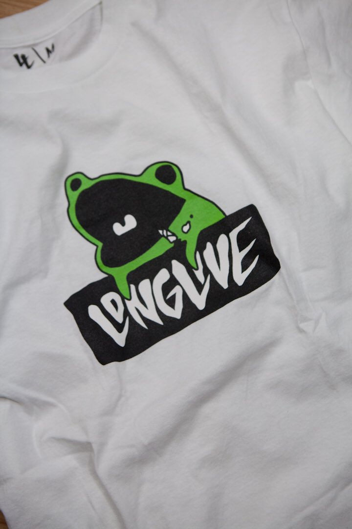 LLCC20X's tweet photo. J. Frog &amp; Demon Dog tee available on our web store. #longliveclothingco https://t.co/b9vkJY1Neg