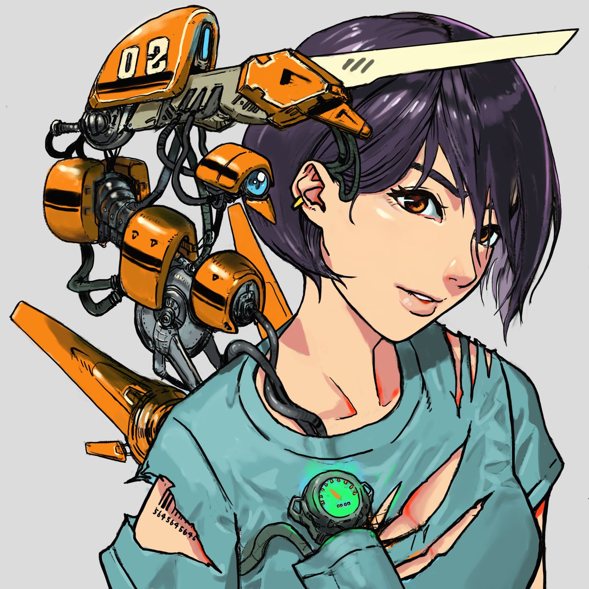 朝から夜に駆けるばっか聴いて描きました 機械 女の子 夏の創作クラスタフ ロンザエモン 高卒独学イラストレーター 奄美 福岡 横浜ビブレ 11 8までのイラスト 朝から夜に駆けるばっか聴いて描きました 機械 女の子 夏の創作クラスタフ ロンザエモン 高卒独学イラストレーター 奄美 福岡 横浜ビブレ 11 8までのイラスト