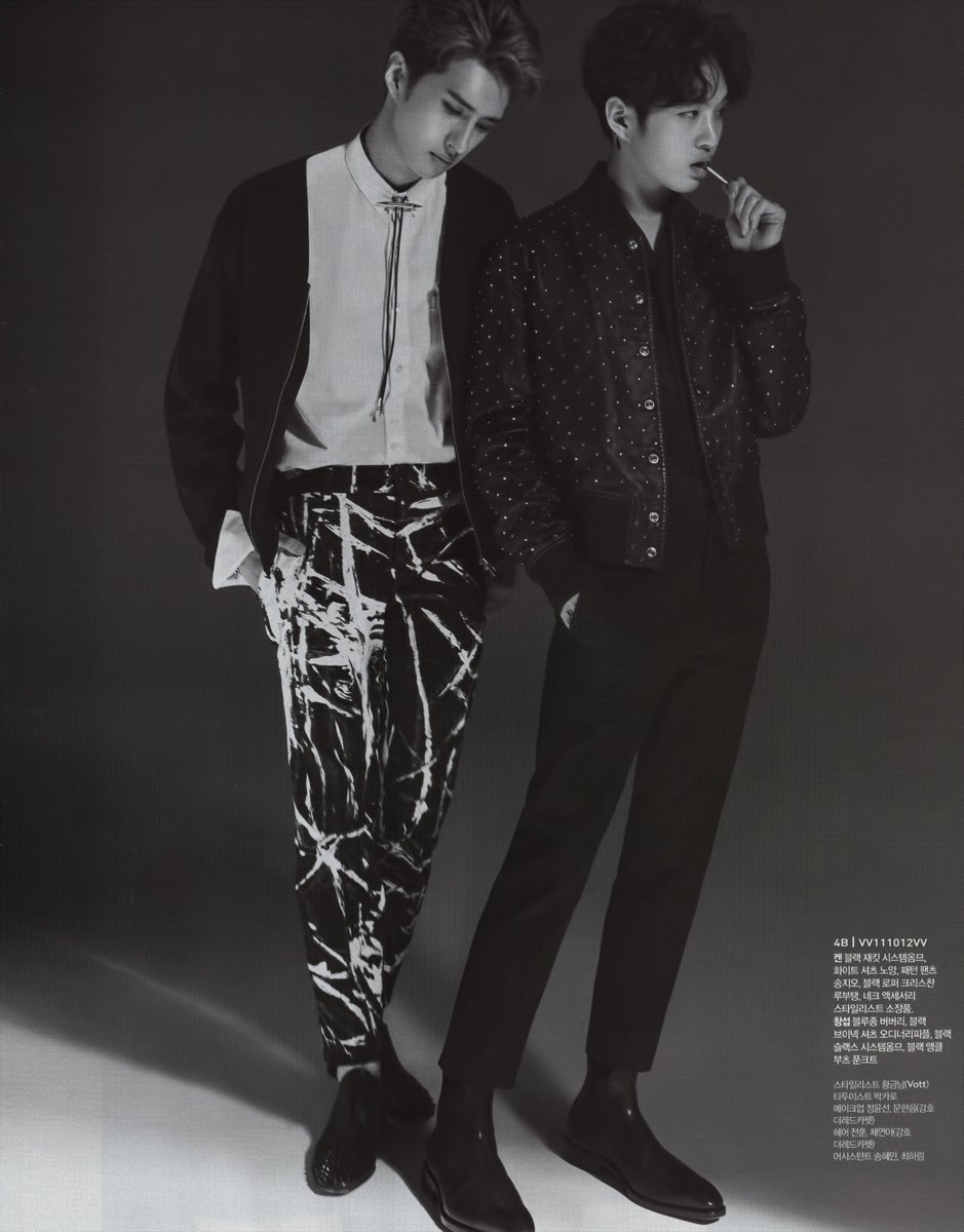 BTOB's Lee Changsub and VIXX's Ken in Singles Magazine March 2017 Issue — see thread for more photos and videos