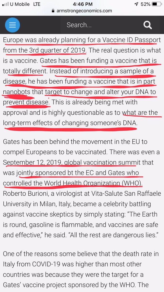 shalomegrace1's tweet photo. @frankha31351164 @richardursomd The reason we’ve not been hearing the ethical questions abt the C19 vax tinkering with human DNA is bcos Fauci’s wife is heading the Bioethics Dept in NIH n #NWOEvilElites thru #BullGate r controlling the WHO n international bodies. #HCQisC19Vax
link 👉🏻 https://t.co/4VNOCF5aIA https://t.co/jxBCkCzj7h