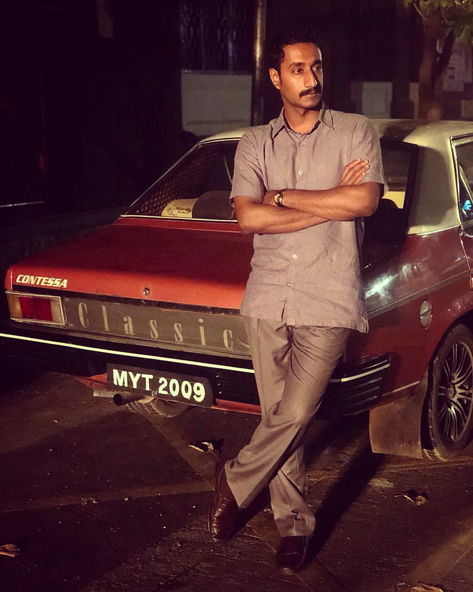 Jadhav sticking by a vintage Contessa of the 80's Class of 83 on Netflix. The countdown has begun.

 #ClassOf83 #netflixmovies #redchilliesentertainment #cadet #debutfilm #retro #contessa