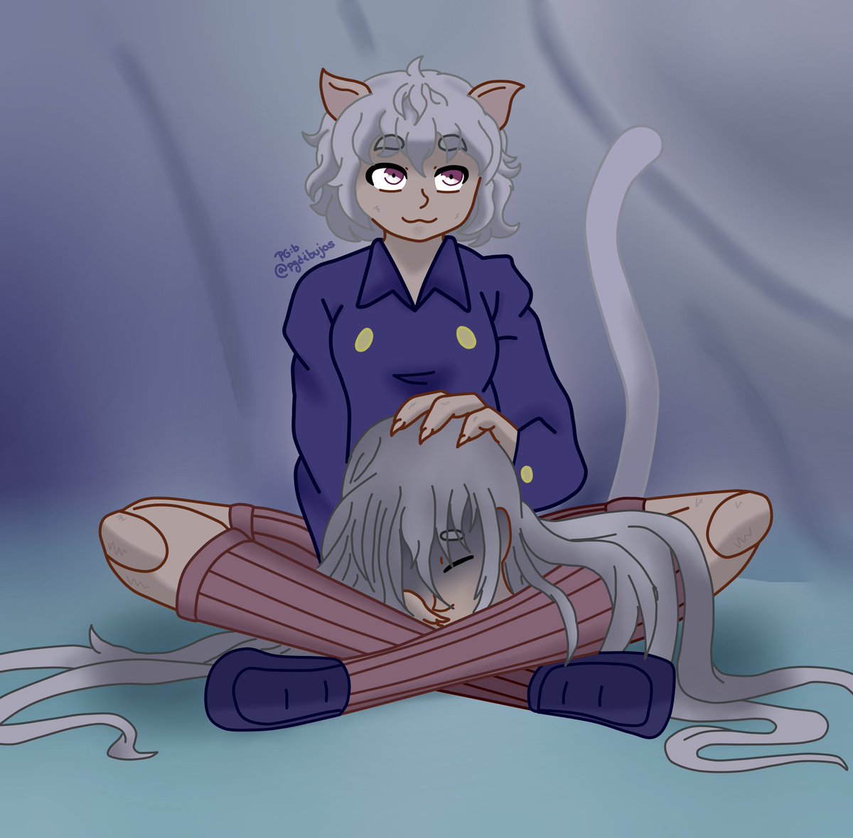 PGdibujos's tweet photo. ⚠️ Spoiler ⚠️

— Neferpıtou — 

#hxh #hunterxhunter #neferpitou #pitou #ピトー #cat  #chimeraant #humanoidcat #antagonist #Kite #Kaito #カイト #hunter #redraw #screenshotredraw #hunterxhunterredraw #myart #digitalart https://t.co/CNkHyN3O4W
