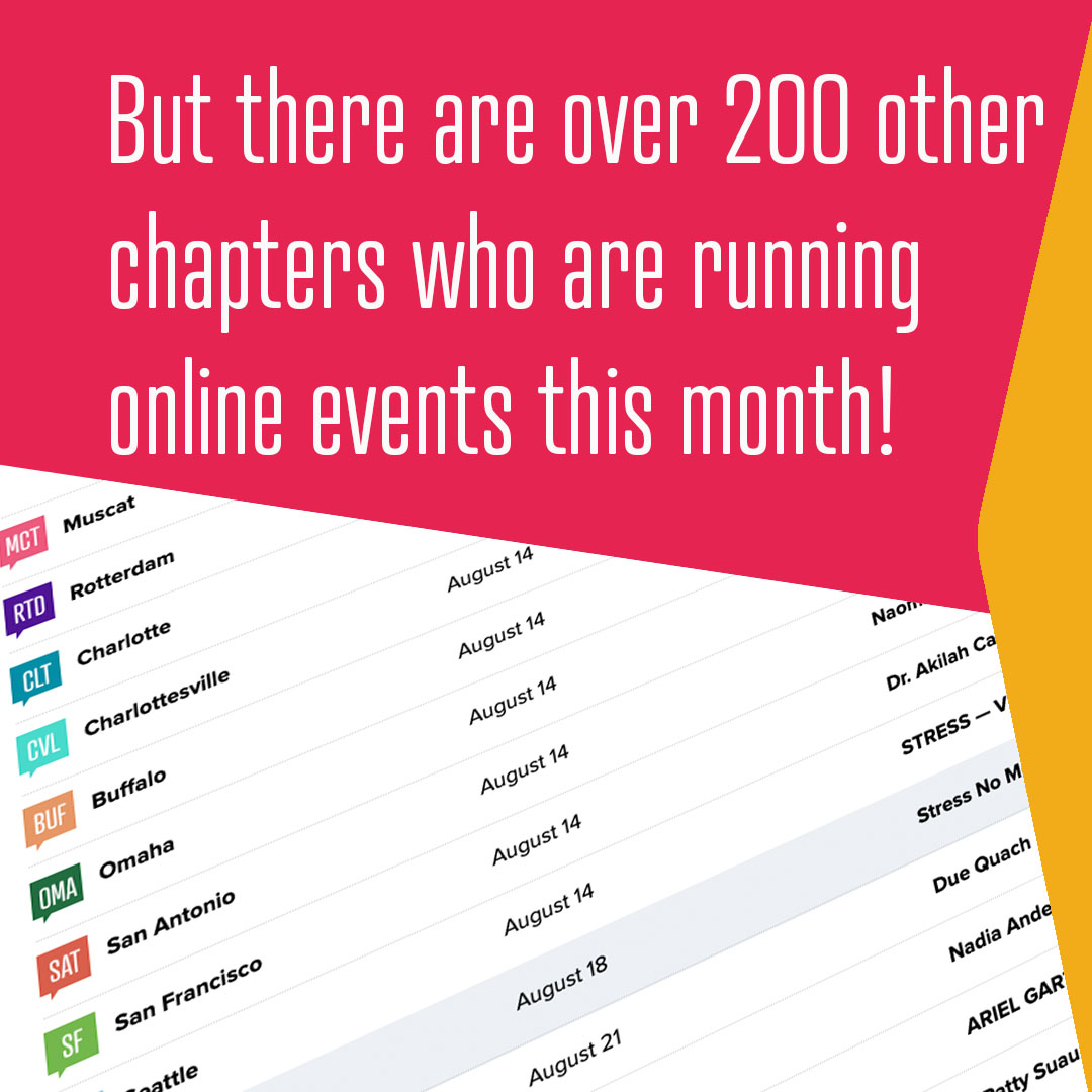 Edinburgh_CM's tweet image. We're taking a break for August - but why not check out how one of the other #CreativeMornings chapters approach this month's theme of 'Stress'?
Go to creativemornings.com/talks/upcoming to see all the online events happening this month!
#CMStress #CMEdi