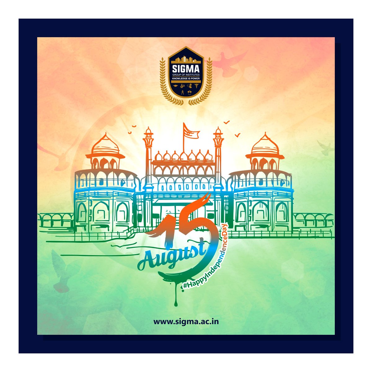 sigmauniindia's tweet photo. The freedom we have been enjoying today is the outcome of the sacrifice of our heroes who laid down their lives for the sake of country's freedom. Happy Independence Day!
#happyindependenceday2020 #74yearsoffreedom #BigSigma #SigmaGroupOfInstitutes #SGI #vadodara #gujarat https://t.co/ds1E5qHwzB