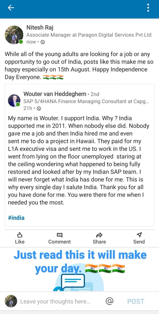 naturescreaturs's tweet photo. Just read this it will make your day. https://t.co/0jjXYSX8on