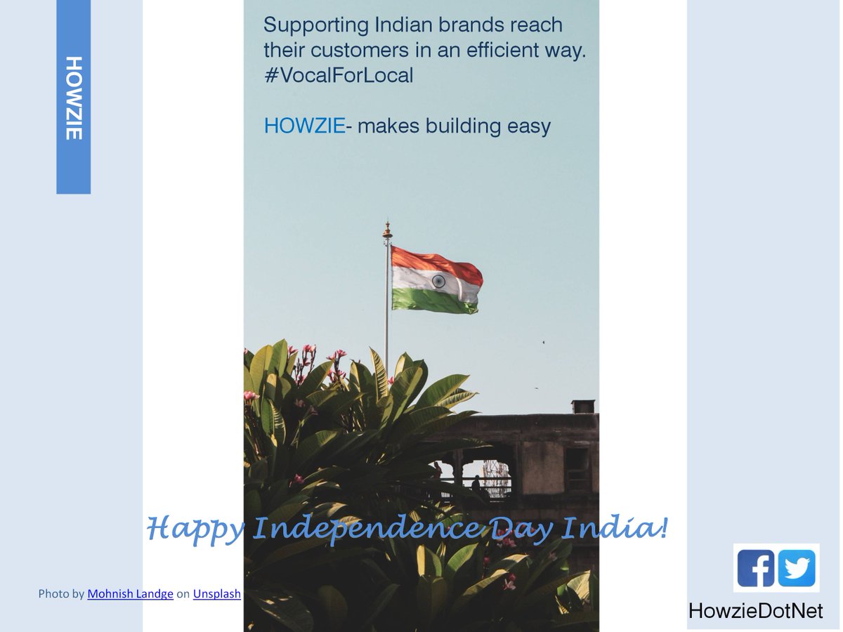 HowzieDotNet's tweet photo. Happy Independence Day India! https://t.co/mv70an8ZVf