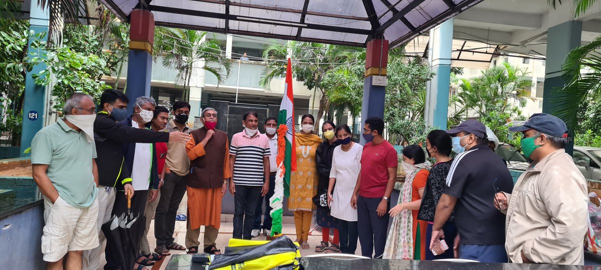 OwaMh2's tweet photo. 74th Independence Day Flag Hoisting at MH2 https://t.co/slzh0U6jAP